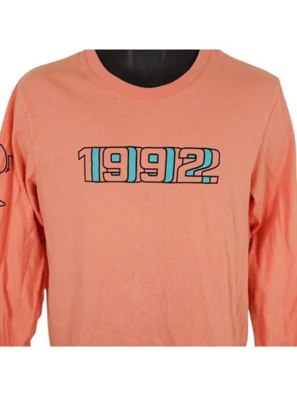 Dutch Bros Coffee T Shirt Womens Size Large Orange Snack Tee